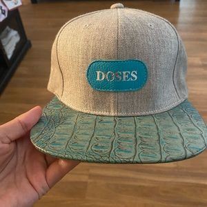 Real Alligator Skin “Doses” hat. Gently worn.